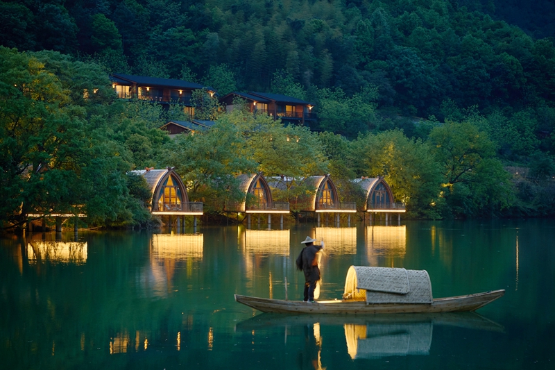 [锦绣前程]水上船型木屋 露营度假住宿崭新生活方式